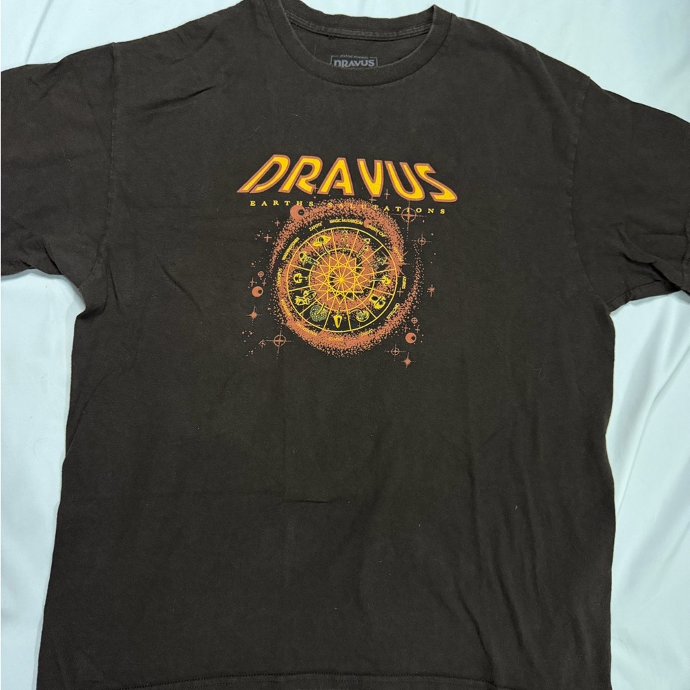 Dravus Brown Graphic T-Shirt